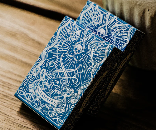 80618-full Seafarers: Mediterraneo Blue Edition Playing Cards by Joker and the Thief