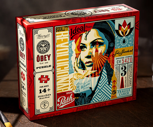 OBEY Jigsaw Puzzle by theory11