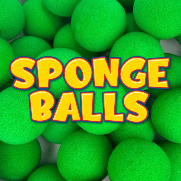 26399a-685007fa7d45f.jpg Sponge Balls by Penguin Magic (1.5 inch) (Green) (Pack of 50)