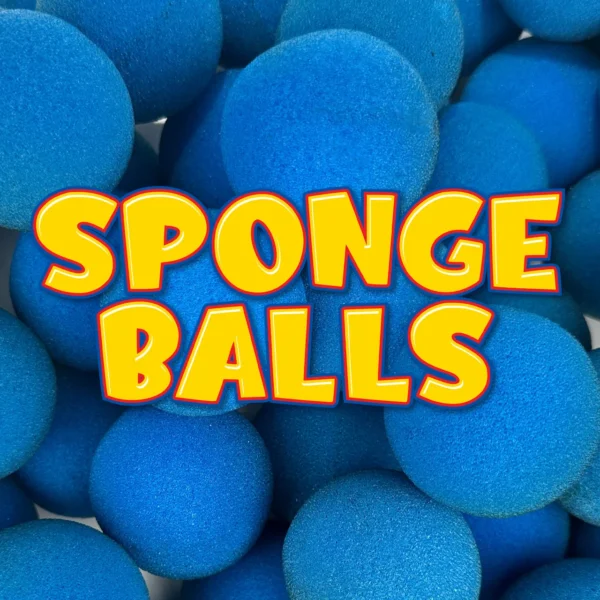 26399a-68500826bdf1d.jpg Sponge Balls by Penguin Magic (1 inch) (Blue) (Pack of 4)