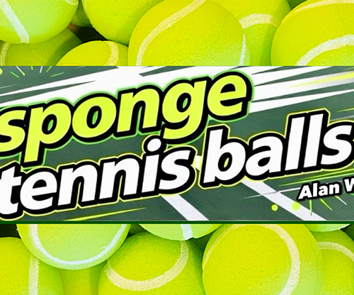 Sponge Tennis Balls (3 pk.) by Alan Wong