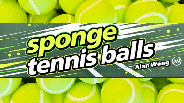 Sponge Tennis Balls (3 pk.) by Alan Wong