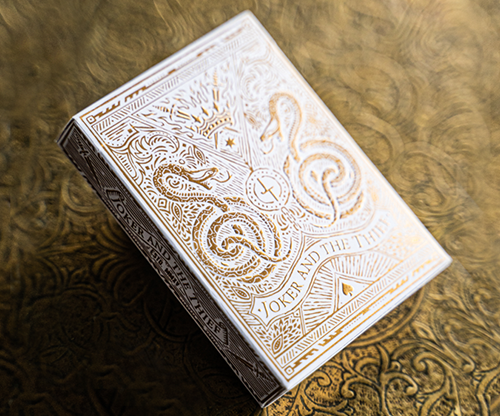 71096-full White Gold Edition V3 Playing Cards by Joker and the Thief