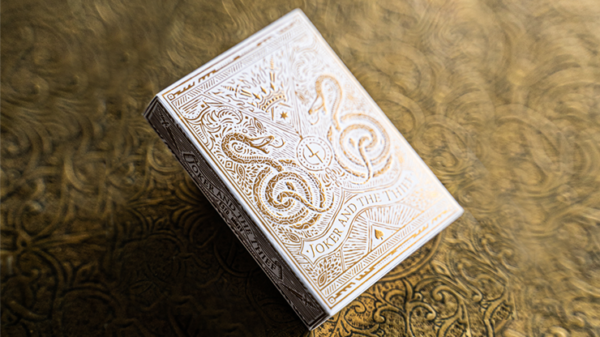 71096-full White Gold Edition V3 Playing Cards by Joker and the Thief