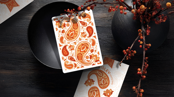 79905-alt1 Paisley Ton sur Ton Poudre Orange workers Deck