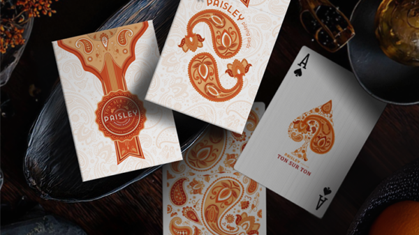 79905-alt4 Paisley Ton sur Ton Poudre Orange workers Deck