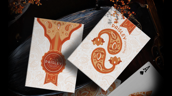 79905-full Paisley Ton sur Ton Poudre Orange workers Deck
