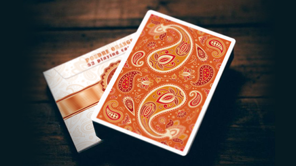 79906-alt1 Paisley Ton sur Ton Poudre Orange Foil Designer's Choice
