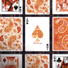 79906-alt2 Paisley Ton sur Ton Poudre Orange Foil Designer's Choice