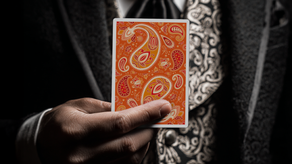 79906-alt3 Paisley Ton sur Ton Poudre Orange Foil Designer's Choice