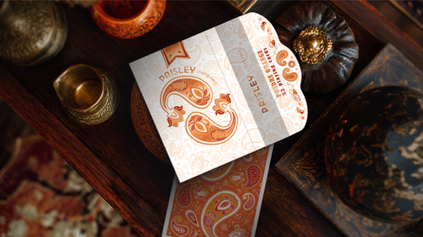 79906-alt4 Paisley Ton sur Ton Poudre Orange Foil Designer's Choice