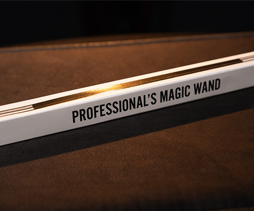 80128-full Professional's Magic Wand (Ebony/Silver Tip) by Murphy's Magic