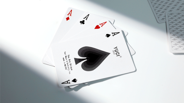 80140-alt1 Yuci Tiny Wizard Black Playing Cards by TCC