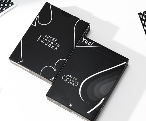 80140-full Yuci Tiny Wizard Black Playing Cards by TCC