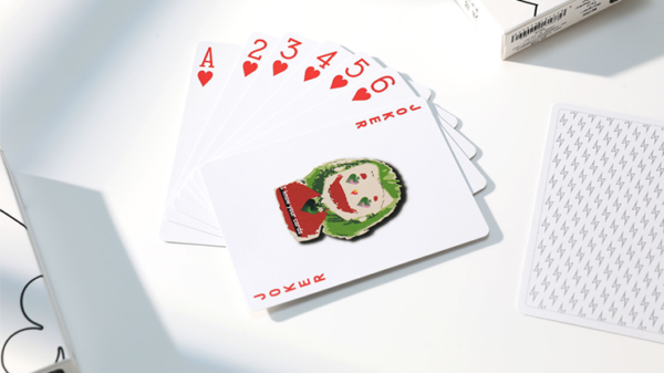 80143-alt2 Yuci Tiny Wizard White Playing Cards by TCC