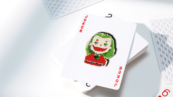 80143-alt3 Yuci Tiny Wizard White Playing Cards by TCC
