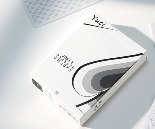 80143-full Yuci Tiny Wizard White Playing Cards by TCC