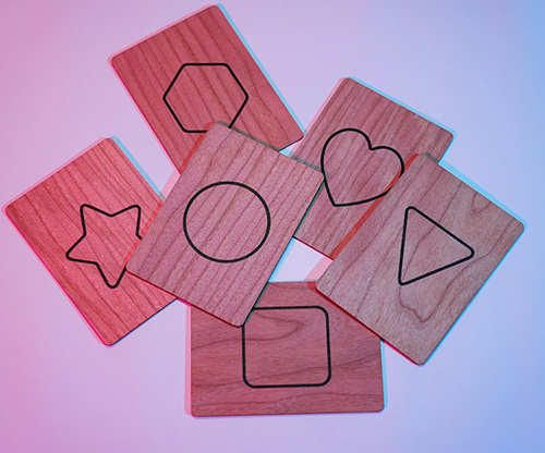 ISYC RFID Wooden Symbol Slates(6 cards) by T-Tech