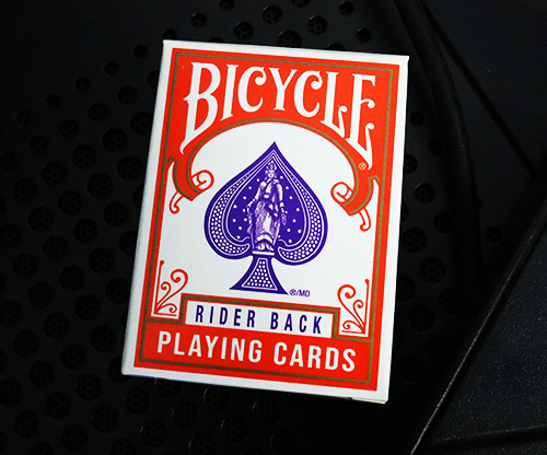 Mini Bicycle Cards (Orange)