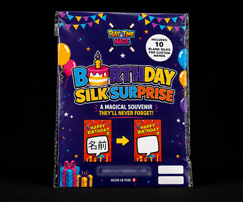 80493-alt1 Birthday Silk Surprise by PlayTime Magic DEFMA (Orange)