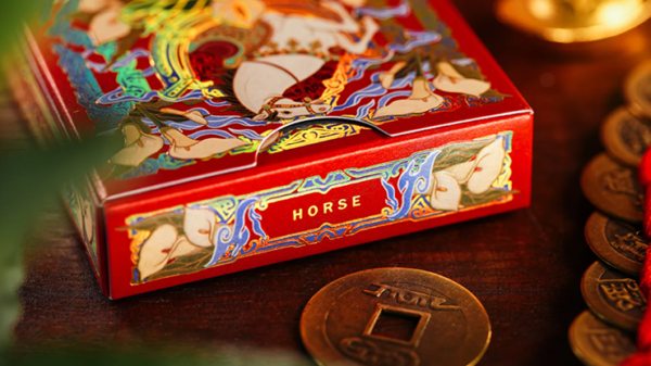 80862-alt4 Year of the Horse (Red) Playing Cards by TCC Fashion