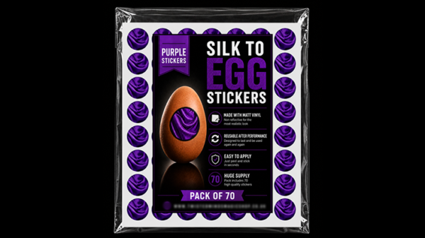 80913-alt1 Silk to Egg Stickers (Purple) Pack of 70