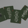 80937-alt2 Schrodinger's Cat: Alive Green Edition Playing Cards