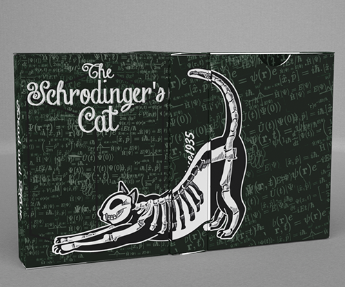 80937-full Schrodinger's Cat: Alive Green Edition Playing Cards
