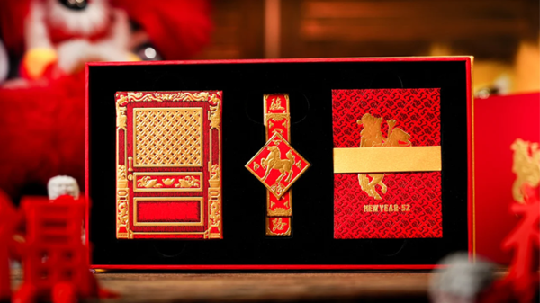 80988-alt1 New Year Collector Set Playing Cards by Smooth Writing