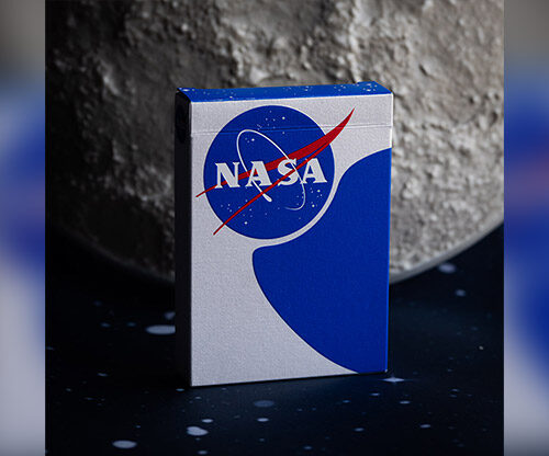 81092-full.png NASA HOLOGRAPHIC FOIL "MEATBALL" LOGO PLAYING CARDS