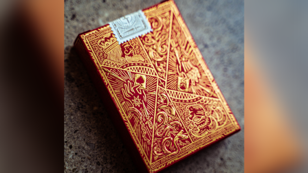 71095-alt1 Blood Red Edition V3 Playing Cards by Joker and the Thief