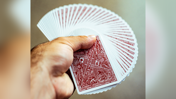 71095-alt4 Blood Red Edition V3 Playing Cards by Joker and the Thief