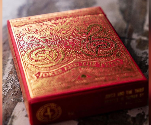 Blood Red Edition V3 Playing Cards by Joker and the Thief