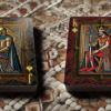 80701-alt4 The Spirit of Cubism (Dark Red) Playing Cards