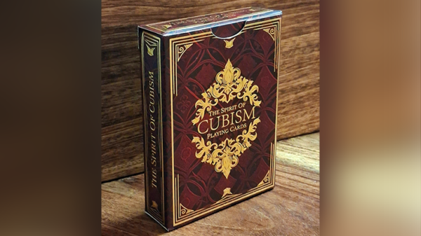 80701-full The Spirit of Cubism (Dark Red) Playing Cards
