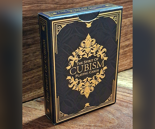 The Spirit of Cubism (Dark Black) Playing Cards