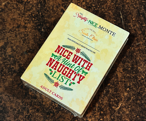 80992-full Refill Adult Cards for Naughty or Nice Monte