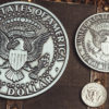 81169-alt2 Bacon Jumbo Coin (Oversized Half Dollar) by Bacon Magic
