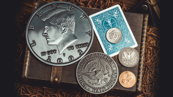 81169-full Bacon Jumbo Coin (Oversized Half Dollar) by Bacon Magic