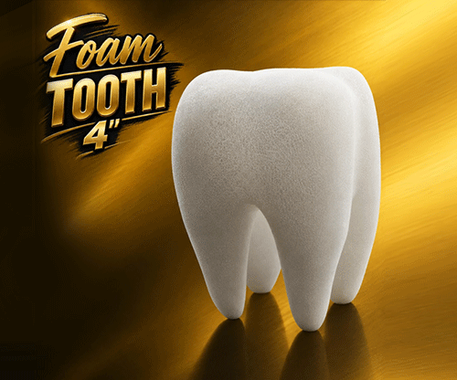 Foam Tooth 4"