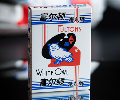 FULTON'S WHITE OWL PLAYING CARDS