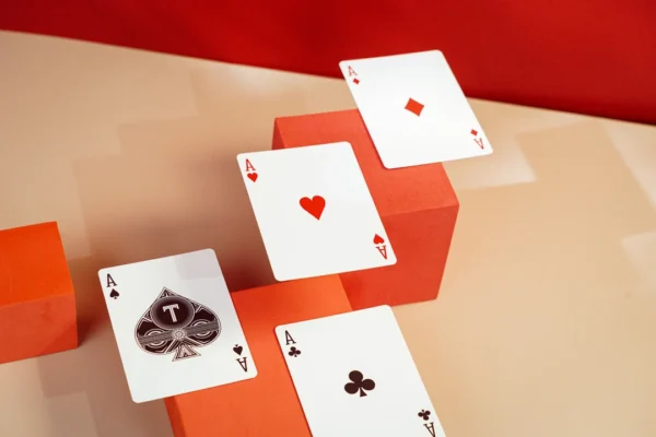 Triumph_14.jpg Triumph Playing Cards by TCC (Red) (Marked)