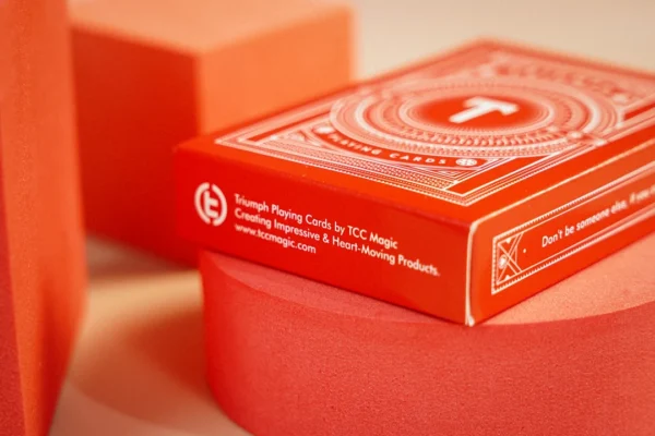 Triumph_5.jpg Triumph Playing Cards by TCC (Red) (Marked)