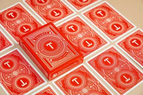 Triumph_6.jpg Triumph Playing Cards by TCC (Red) (Marked)