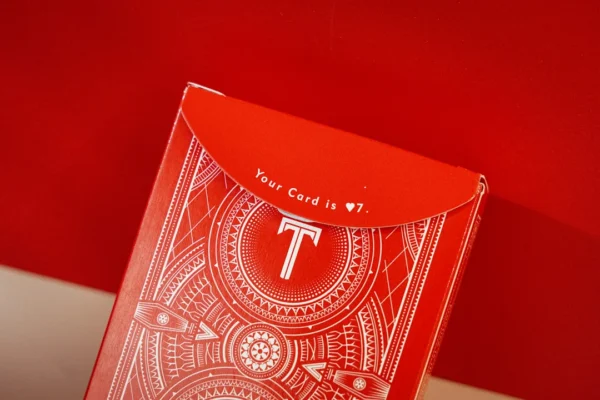 Triumph_7.jpg Triumph Playing Cards by TCC (Red) (Marked)