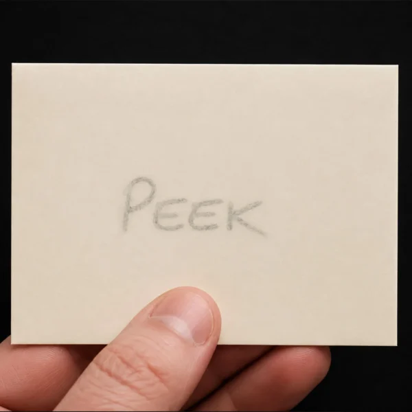 peek-cream.jpg XRAY Peek Envelopes (Cream) by Mark Evans