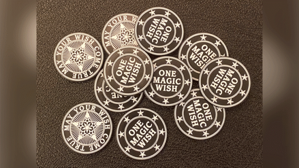 Giveaway Magic Wishing Coins (20 Plastic Coins) by Alan Wong