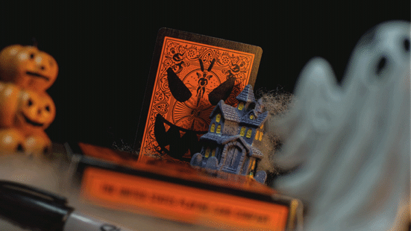 80972-alt1 Bicycle Reverse (Orange) Playing Cards