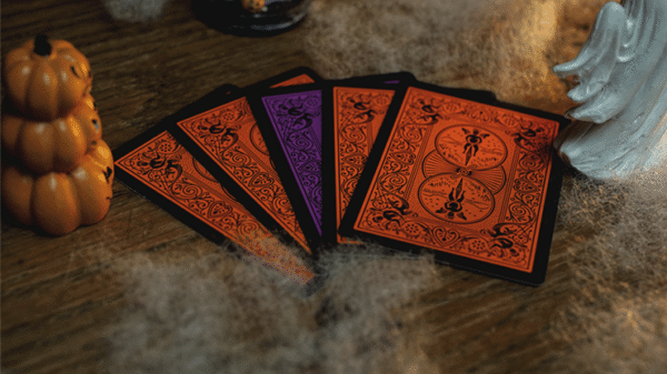 80972-alt2 Bicycle Reverse (Orange) Playing Cards