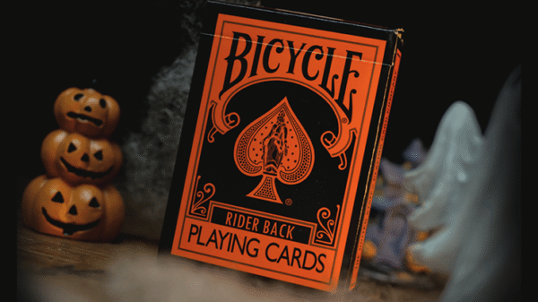 80972-full Bicycle Reverse (Orange) Playing Cards
